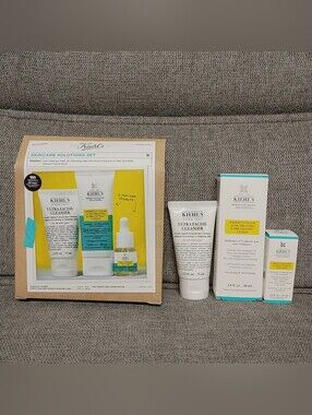 [New] Kiehl's Skincare Set-Ultra Facial Cleanser Acne Treating